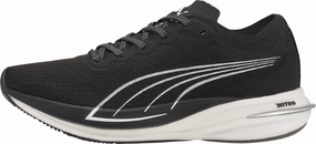 Puma Deviate Nitro Womens Running Shoes - Black windy weather single - layer sole shoes