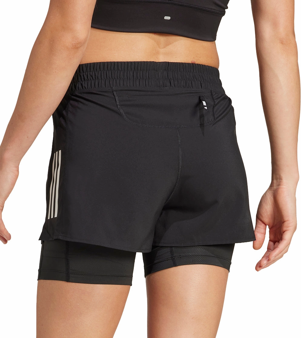 Sport Style Sporty Vibes adidas Own The Run ClimaCool 2 In 1 Womens Running Shorts - Black