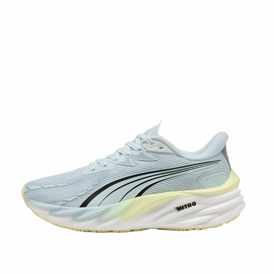 PUMA Women's Velocity NITRO 4 Running Shoes in Sea Glass/Gold Moon AW25 high - tech running shoes