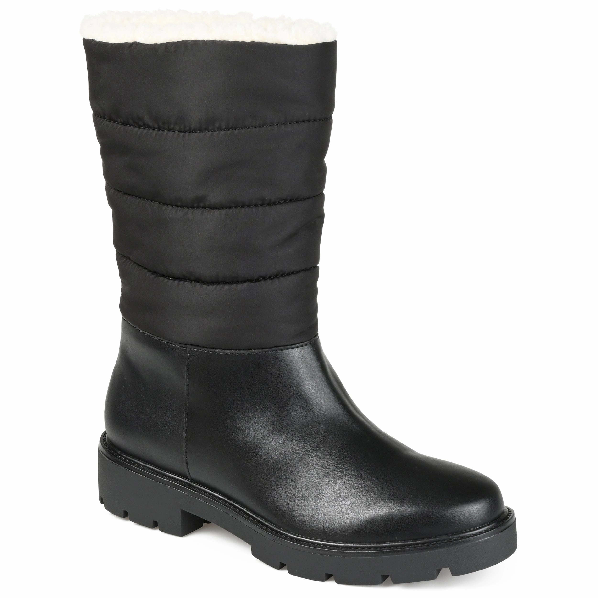 Winter Safe Simple Journee Collection Womens Nadine Tru Comfort Foam Block Heel Winter Boots
