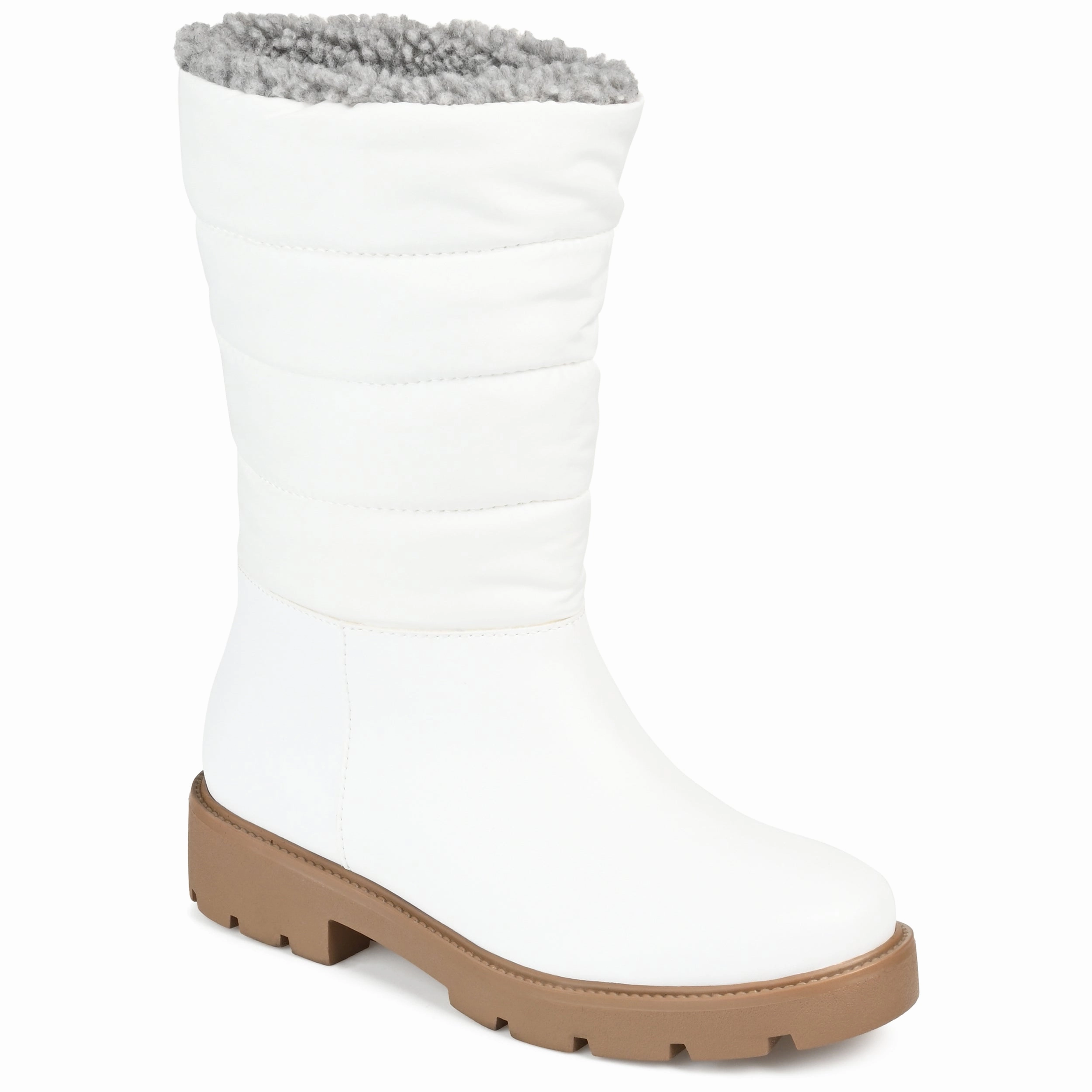 Journee Collection Womens Nadine Tru Comfort Foam Block Heel Winter Boots Active Protection Urban Protection