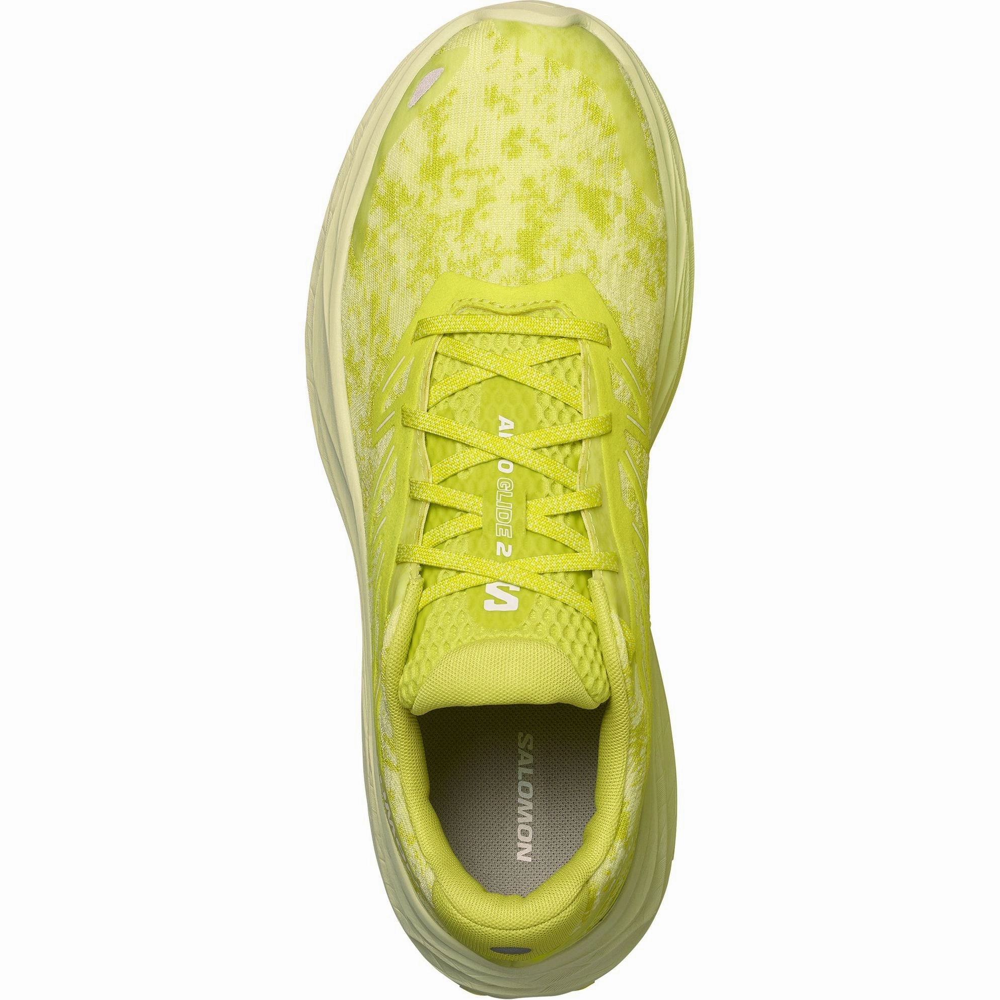 Salomon Aero Glide 2 Mens Running Shoes - Yellow Aerobic Breathability Tech