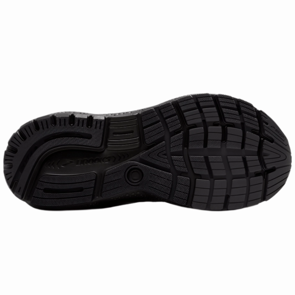 Stabilizing Heel Cage maximalist - style shoes Brooks Women's Ghost 16 GTX Running Shoes in Black/Black/Ebony SS25