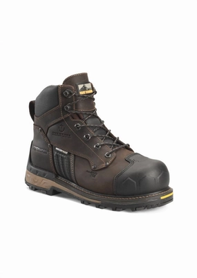 Durable Sole Men's Matterhorn 2.0 Composite Toe Logger Boots In Brown