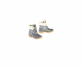 City Step Comfort Women??S Classic Plains Star Duck Winter Boots In Gray