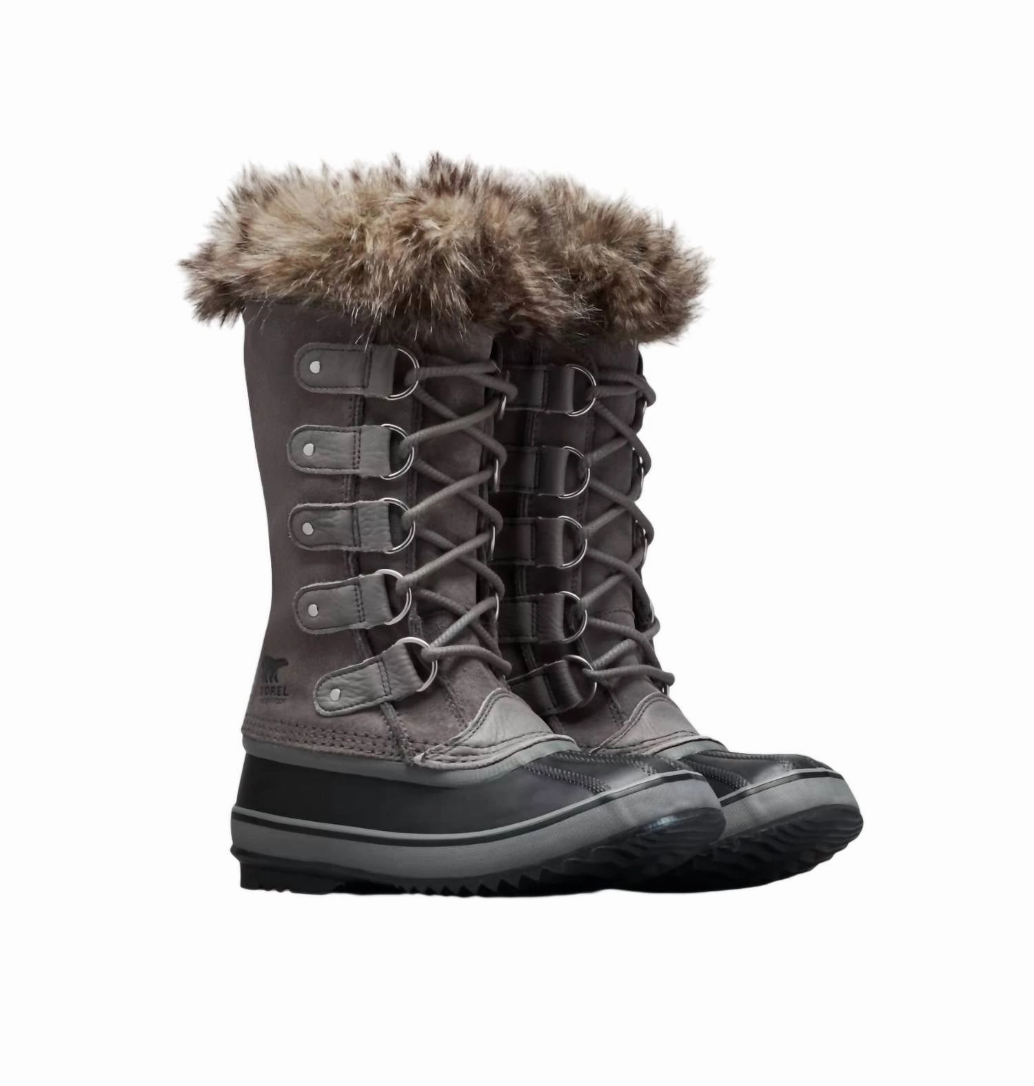 Women??S Joan Of Arctic (-25F) Winter Boots In Quarry/black Bold Wedding Heels Metallic Heels