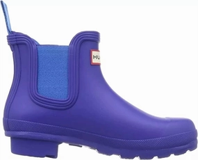Quick Boot Open Toe Pumps Women's Original Chelsea Rain Boot In Bitter Indigo/polar Blue