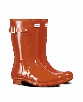 Women's Original Short Gloss Wellington Boots In Siren quick dry