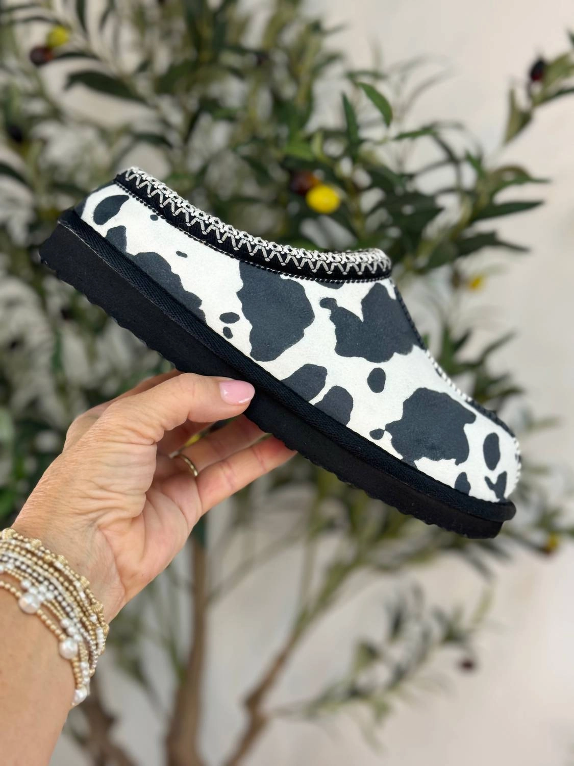 Anti   Vibration Women's Sparks Slip On In Cow Print