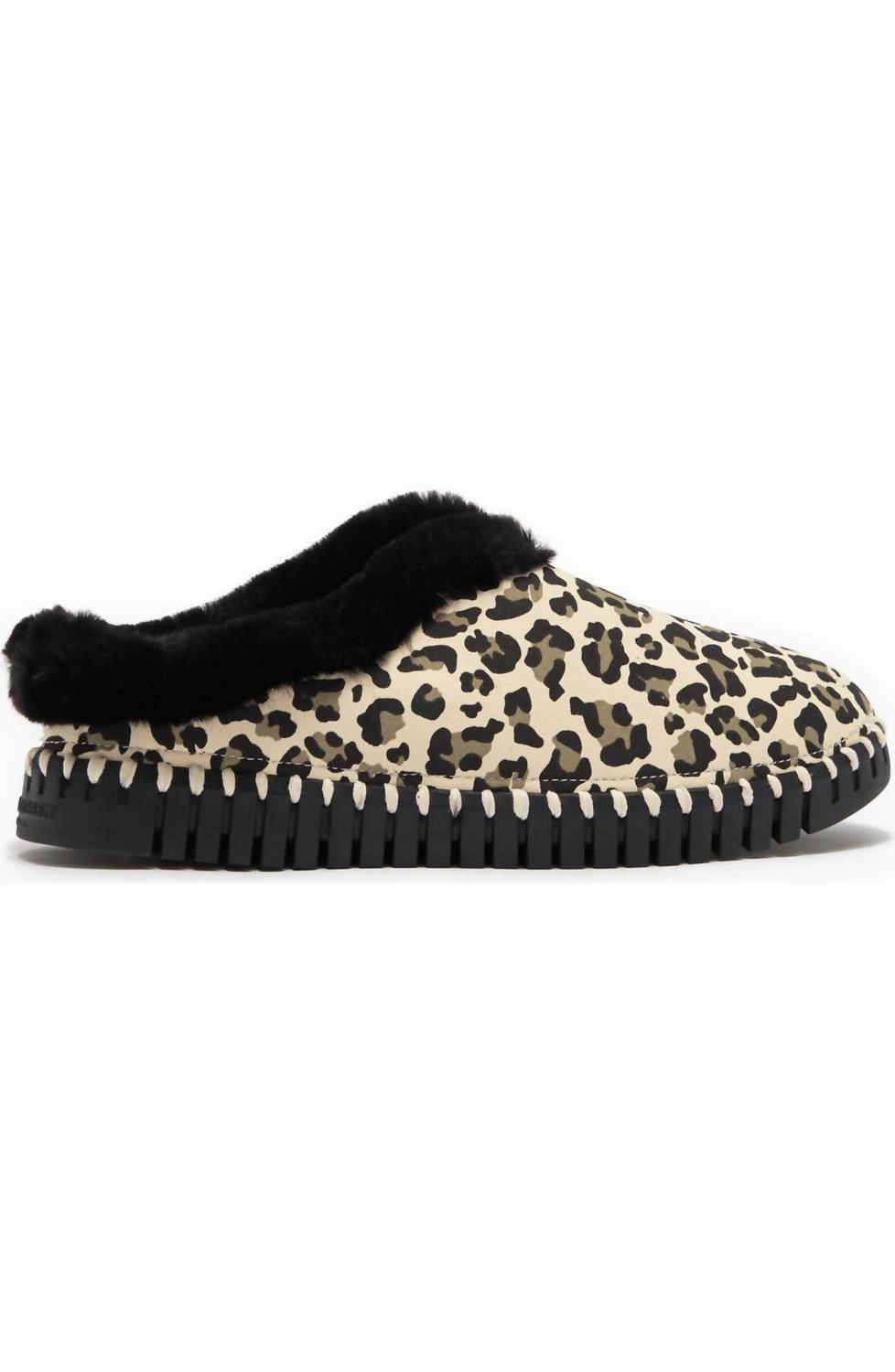 Stylish Fit Women's Tulip 3150 Leopard Slipper In Milk Creme