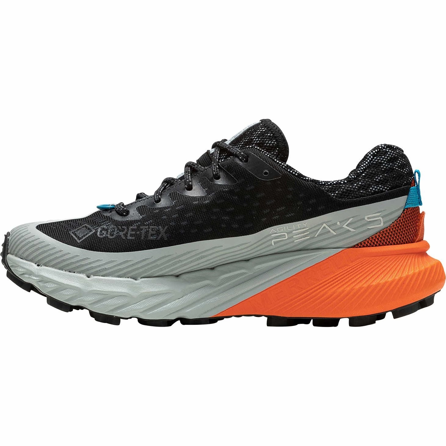Merrell Agility Peak 5 GORE-TEX Womens Trail Running Shoes - Black moisture - wicking - design shoes Hyper Breathable Mesh
