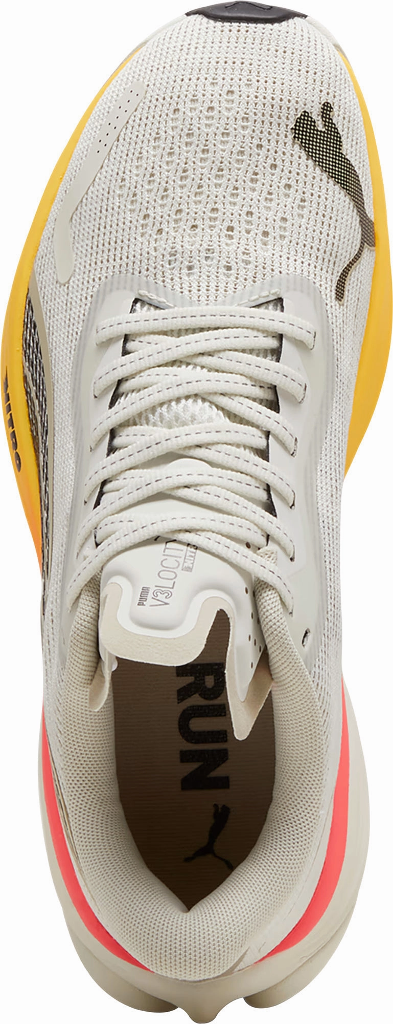 Puma Velocity Nitro 3 Womens Running Shoes - Grey Vulcanized Sole Quiet Step