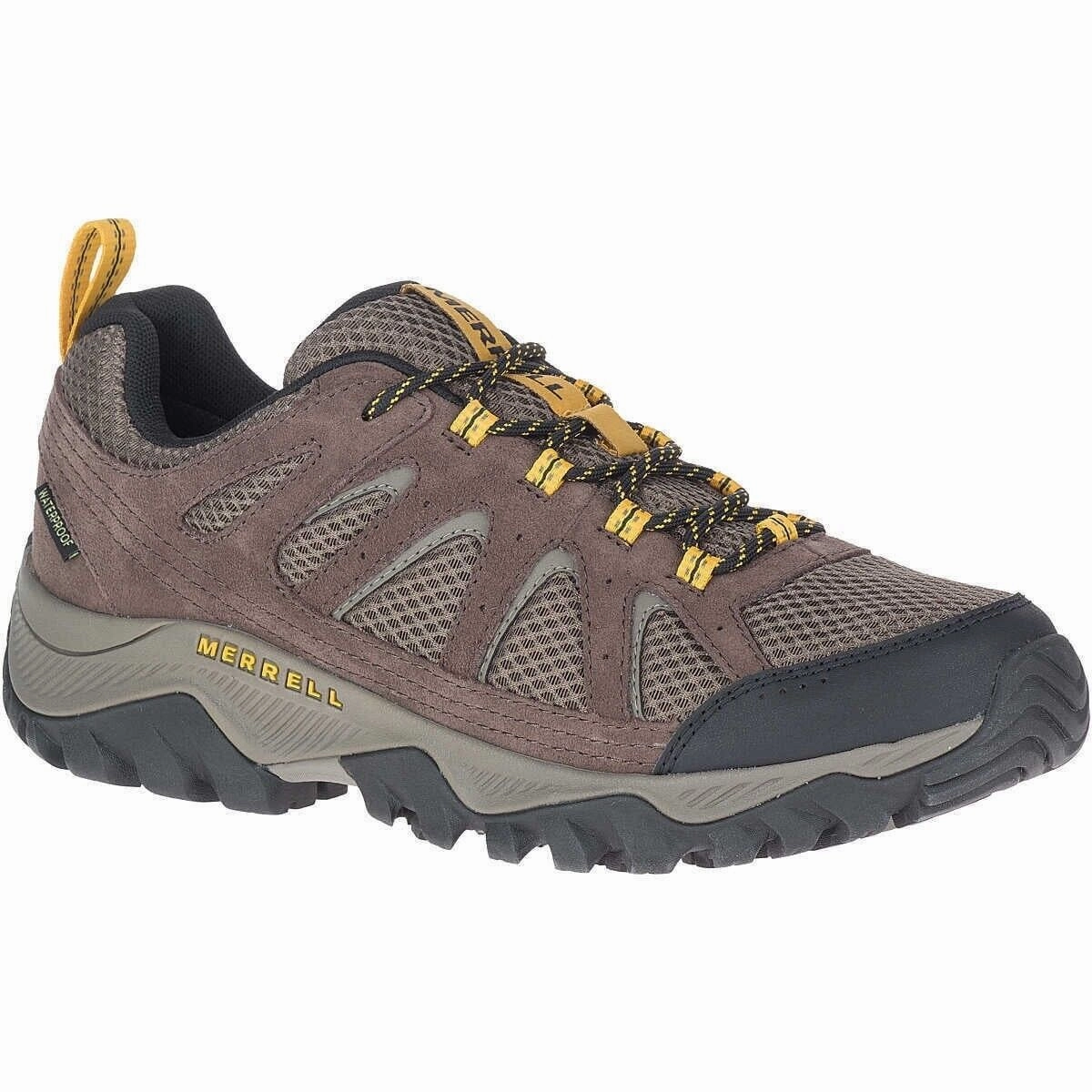 Merrell Oakcreek J036403 Sneaker Men's US 9 Brown Waterproof Hiking Shoes TF4672 Robust Build